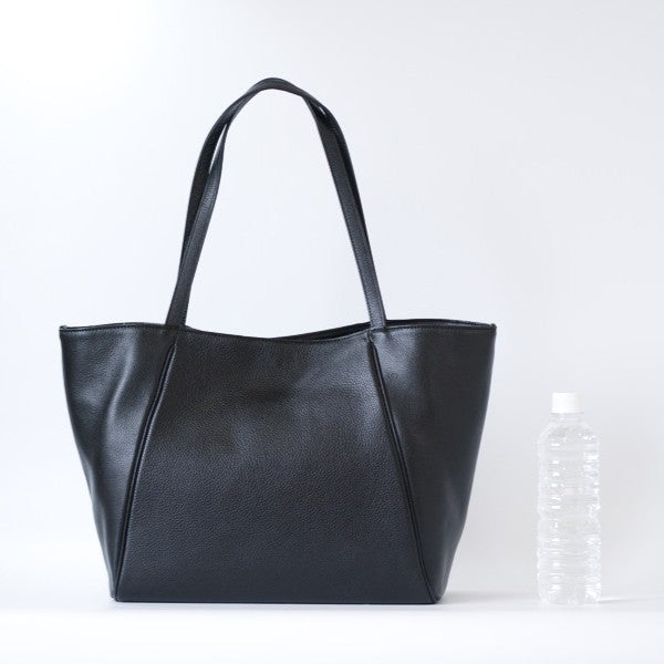 オリーブレザー フォルムチェンジA4トート