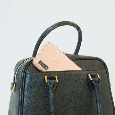 オリーブレザー 2Wayミニボストン