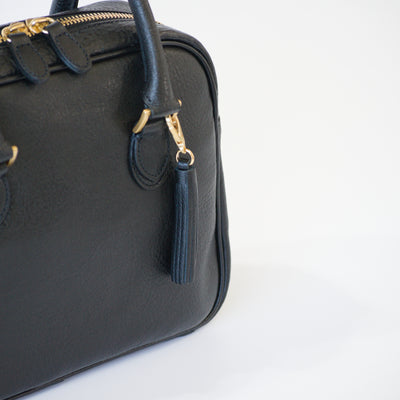 オリーブレザー 2Wayミニボストン