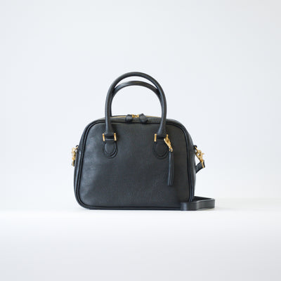 オリーブレザー 2Wayミニボストン