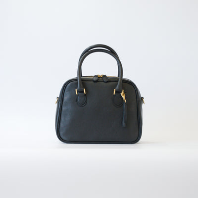 オリーブレザー 2Wayミニボストン