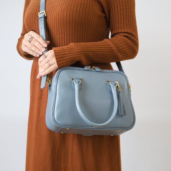 オリーブレザー 2Wayミニボストン 2