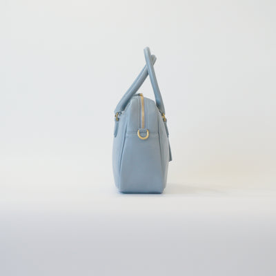 オリーブレザー 2Wayミニボストン