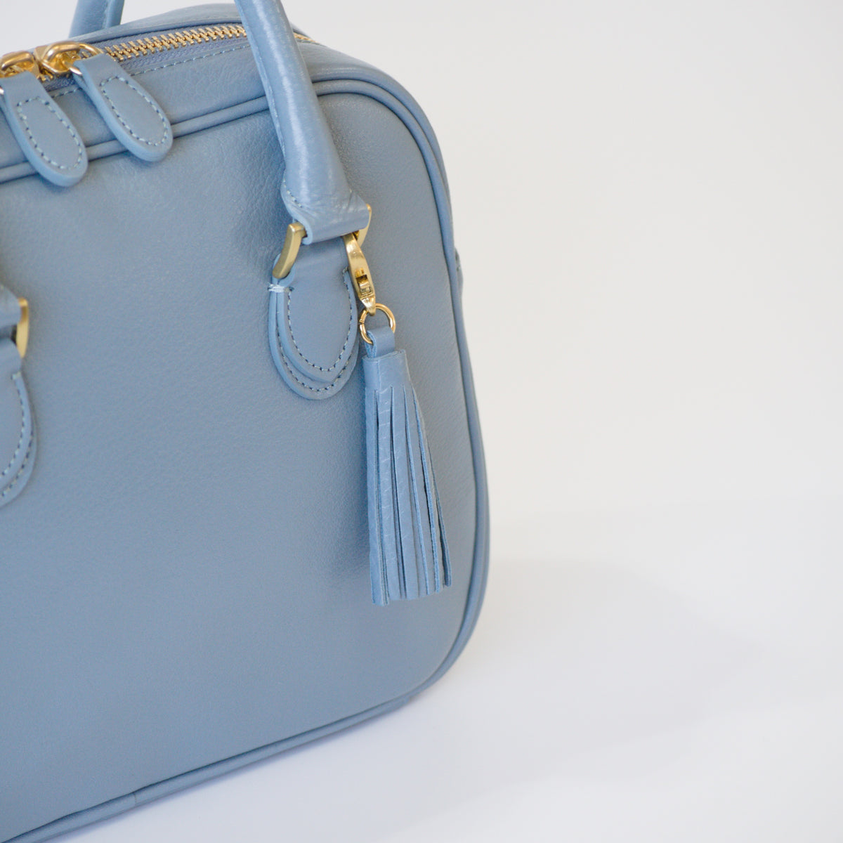 オリーブレザー 2Wayミニボストン