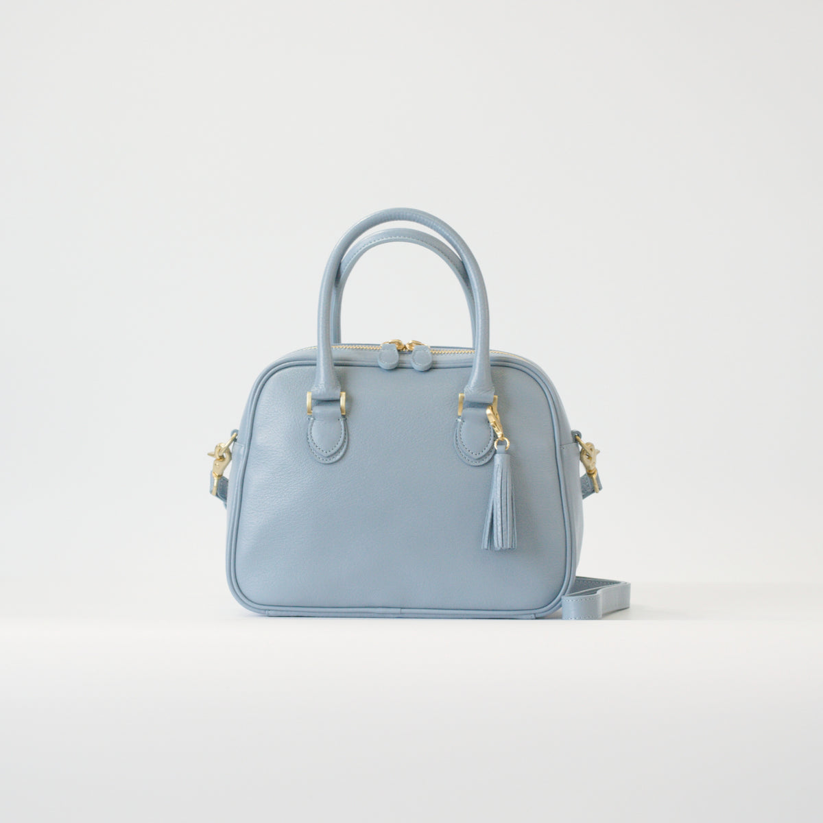 オリーブレザー 2Wayミニボストン