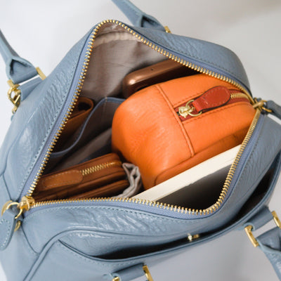 オリーブレザー 2Wayミニボストン