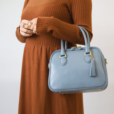 オリーブレザー 2Wayミニボストン