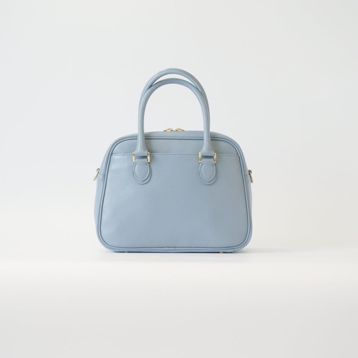 オリーブレザー 2Wayミニボストン