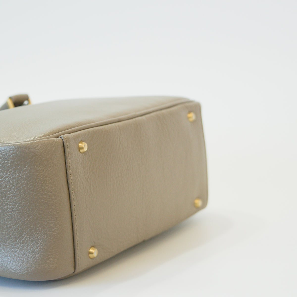 オリーブレザー 2Wayミニボストン