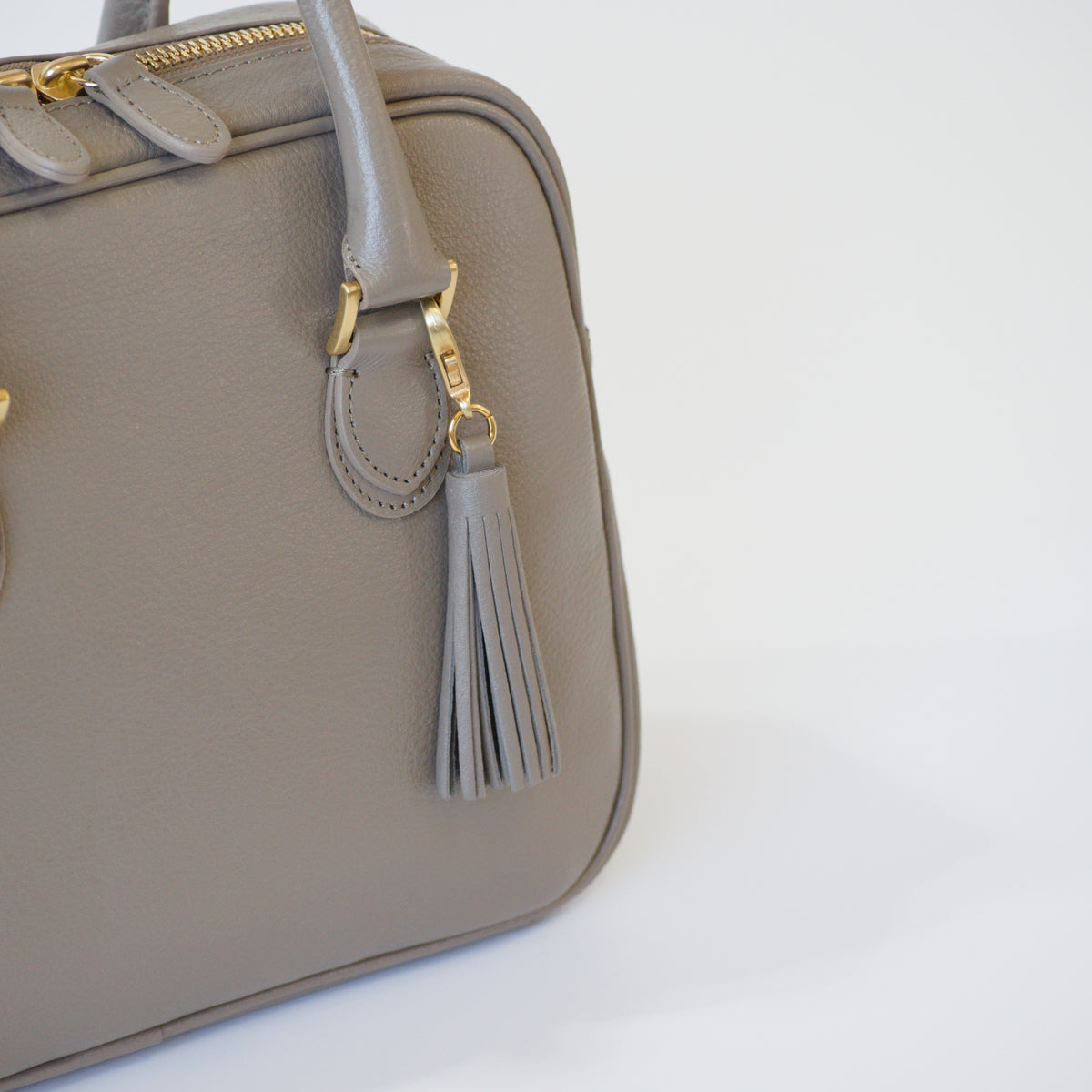 オリーブレザー 2Wayミニボストン