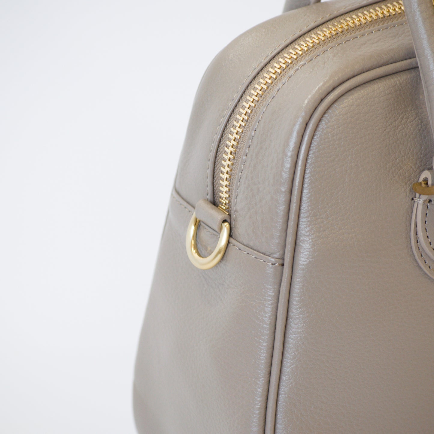 オリーブレザー 2Wayミニボストン