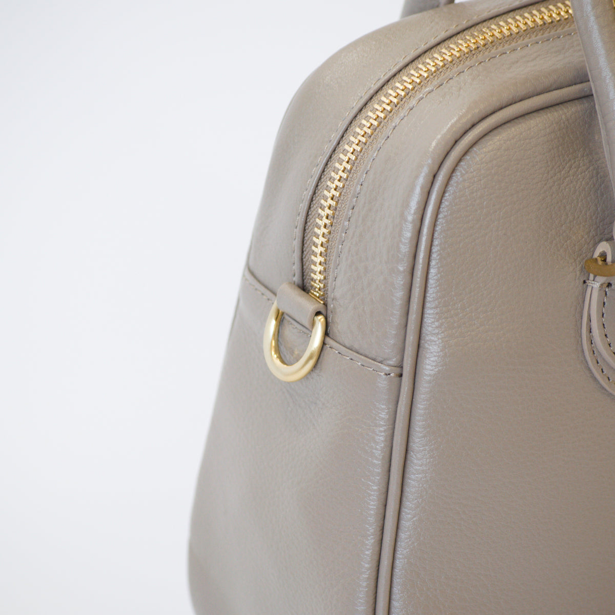 オリーブレザー 2Wayミニボストン