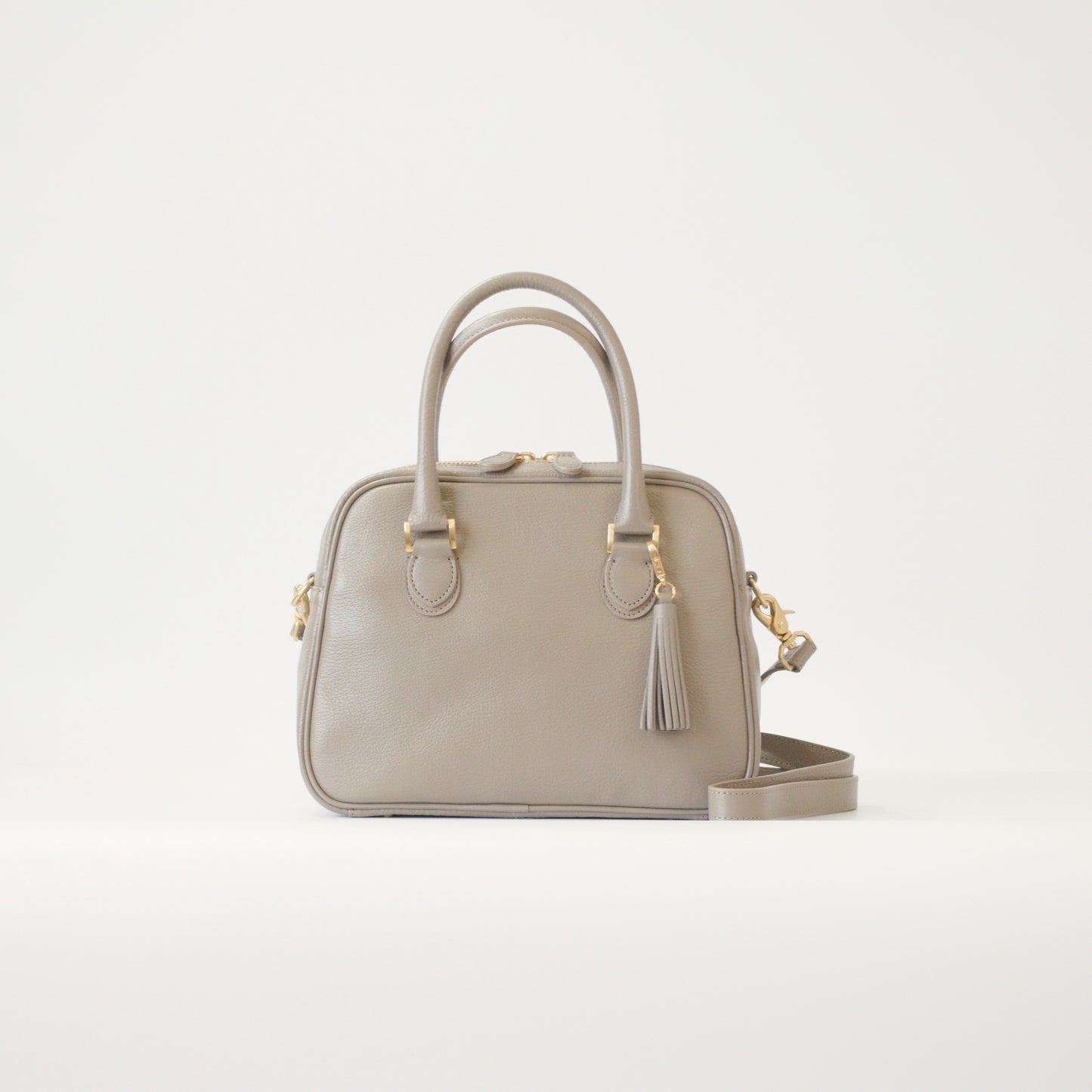 オリーブレザー 2Wayミニボストン