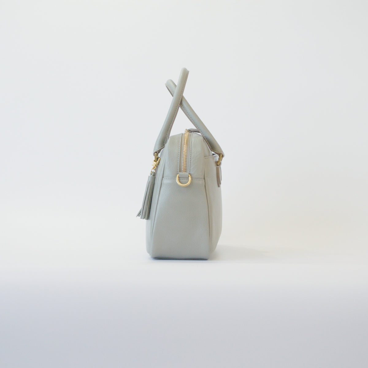 オリーブレザー 2Wayミニボストン