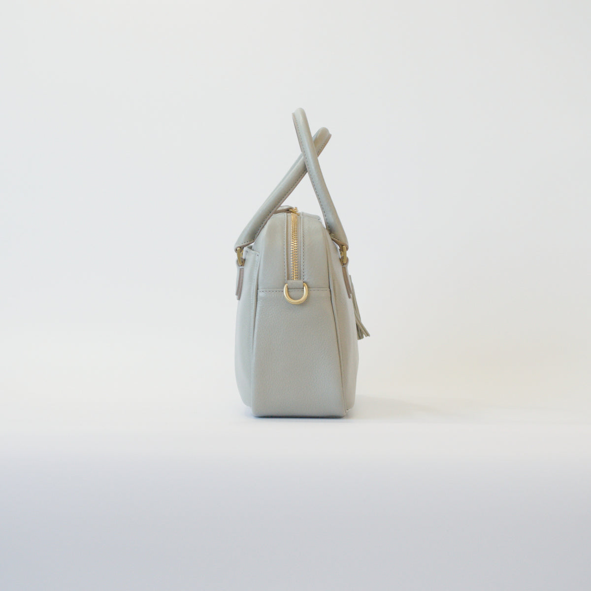 オリーブレザー 2Wayミニボストン