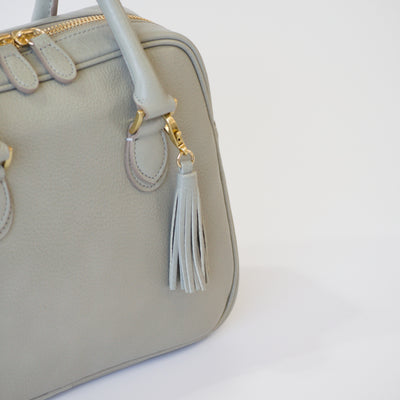 オリーブレザー 2Wayミニボストン