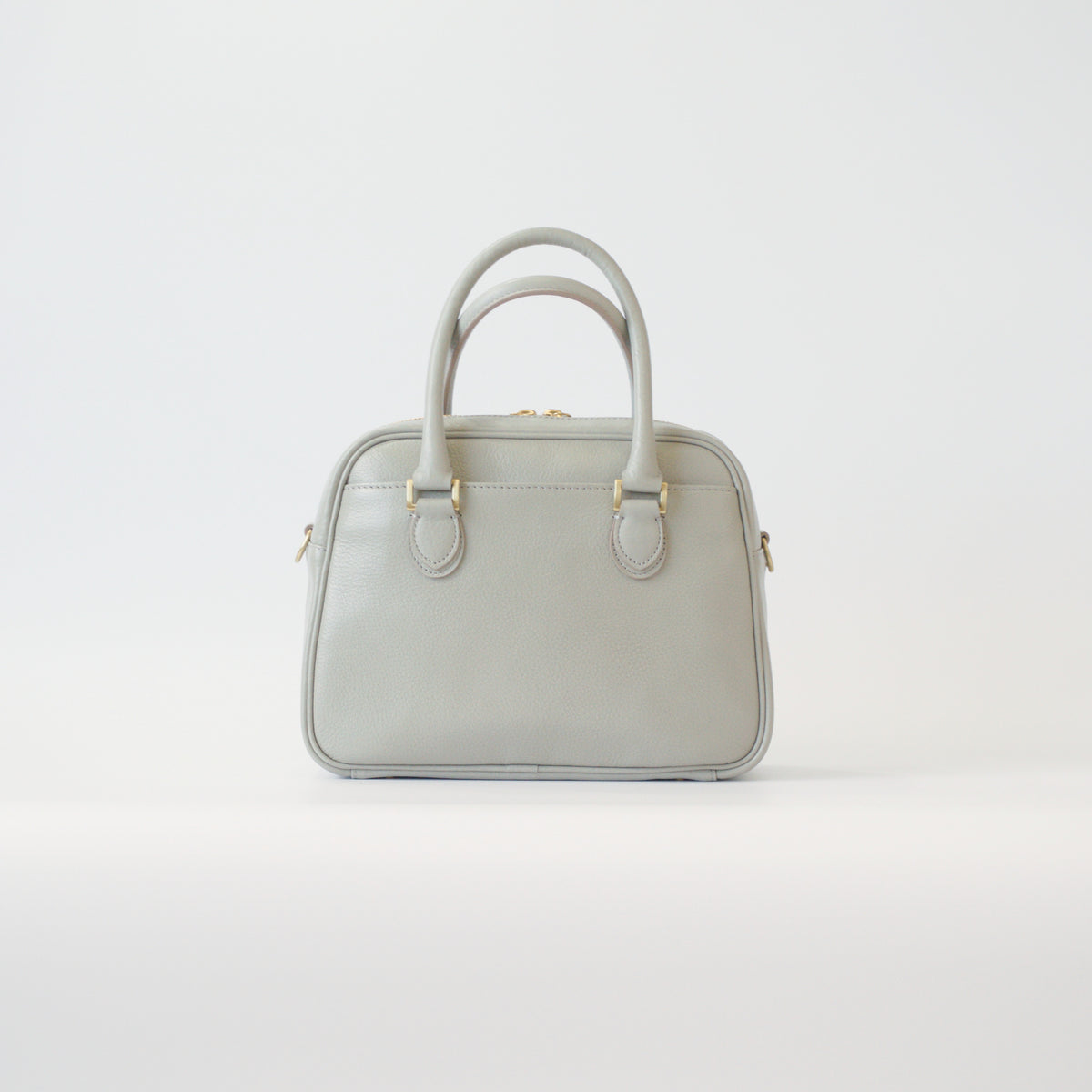 オリーブレザー 2Wayミニボストン