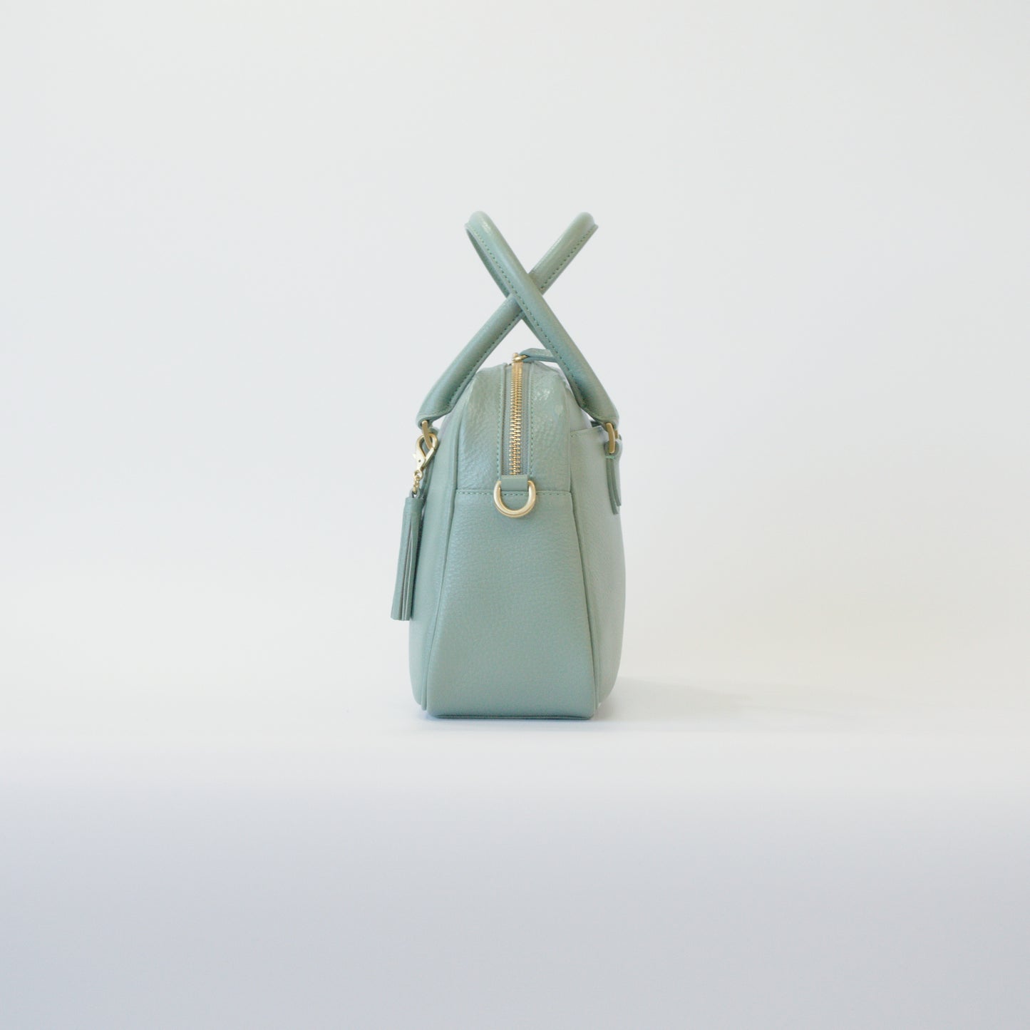 オリーブレザー 2Wayミニボストン