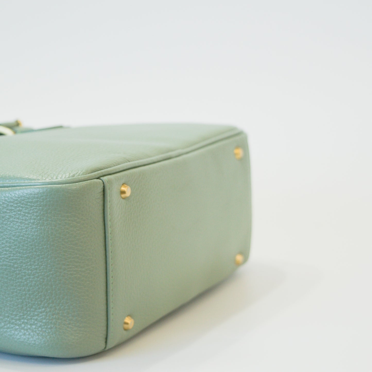 オリーブレザー 2Wayミニボストン