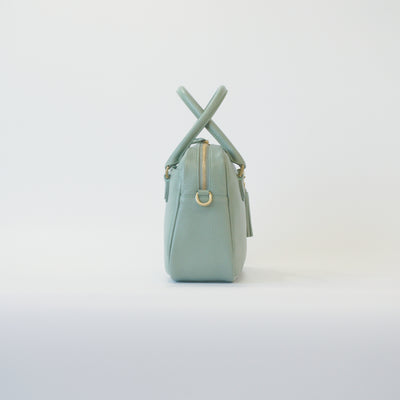 オリーブレザー 2Wayミニボストン