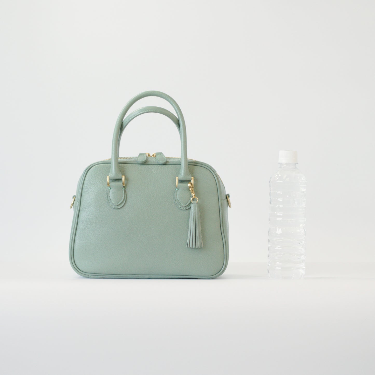 オリーブレザー 2Wayミニボストン