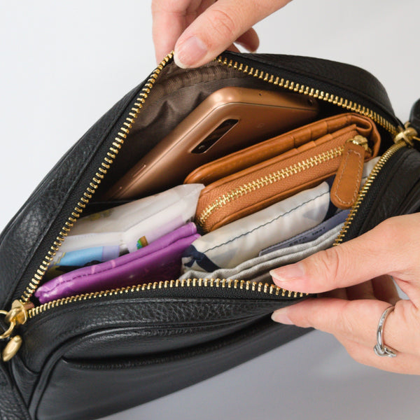 オリーブレザー ビーンズショルダー 3