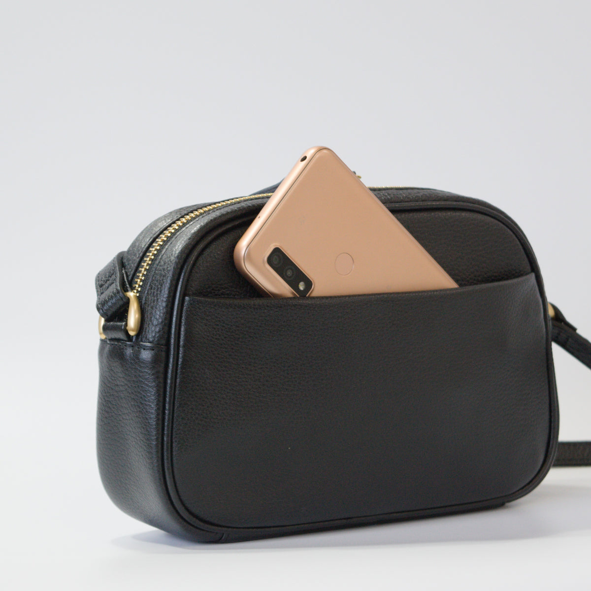 オリーブレザー ビーンズショルダー