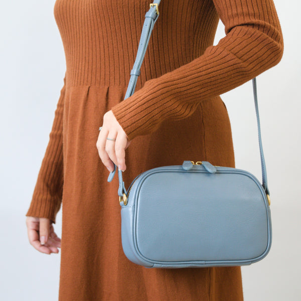 オリーブレザー ビーンズショルダー 2