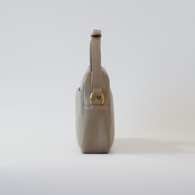 オリーブレザー ビーンズショルダー