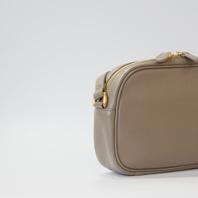 オリーブレザー ビーンズショルダー