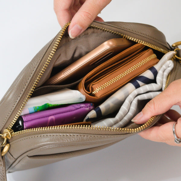 オリーブレザー ビーンズショルダー 3