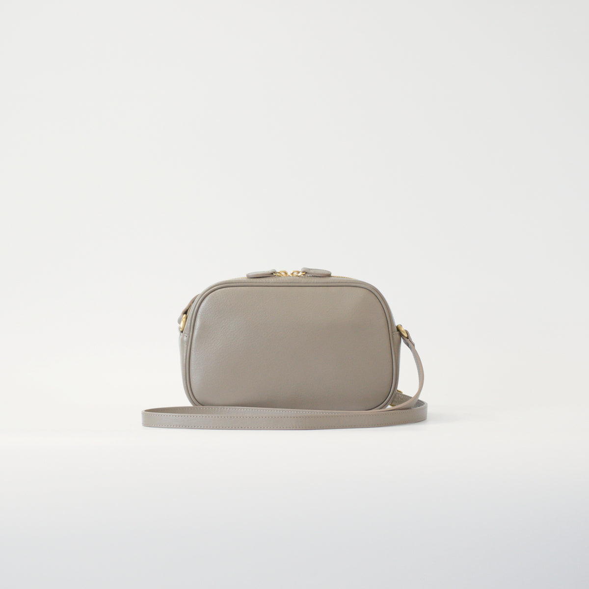 オリーブレザー ビーンズショルダー