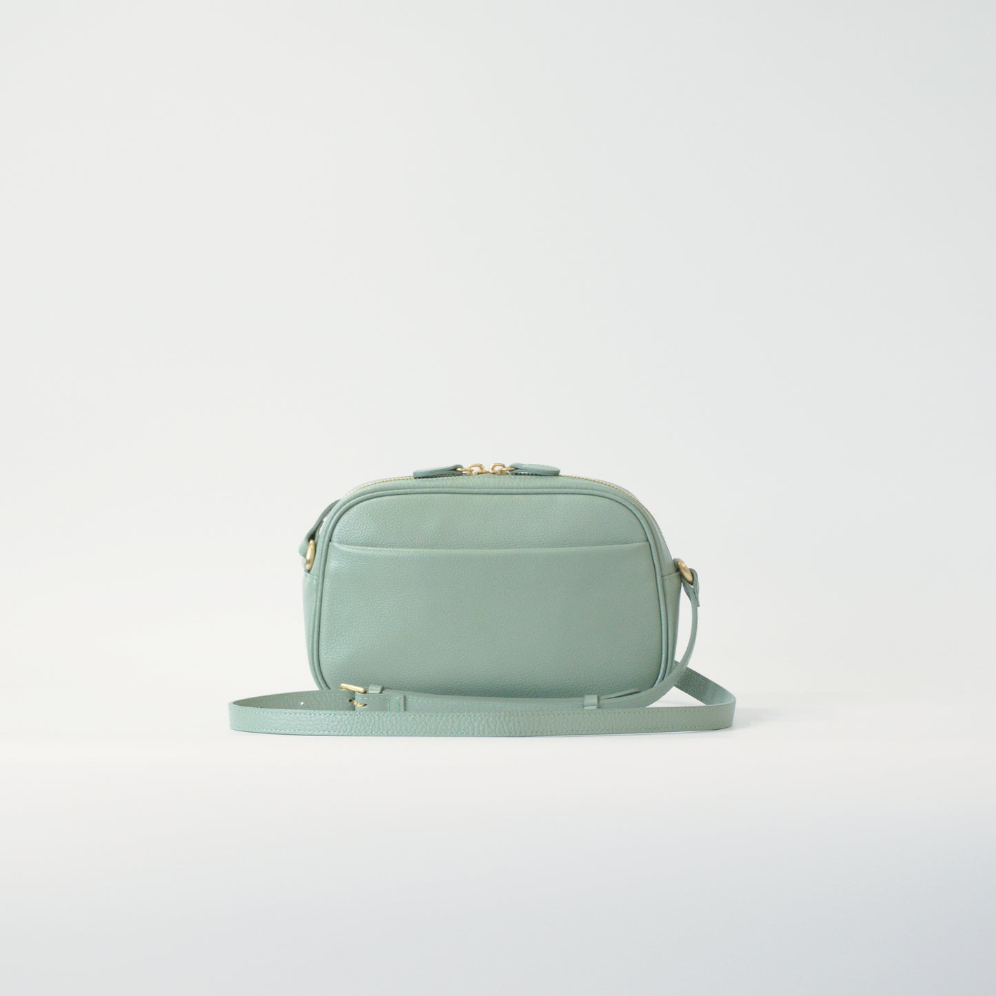 オリーブレザー ビーンズショルダー