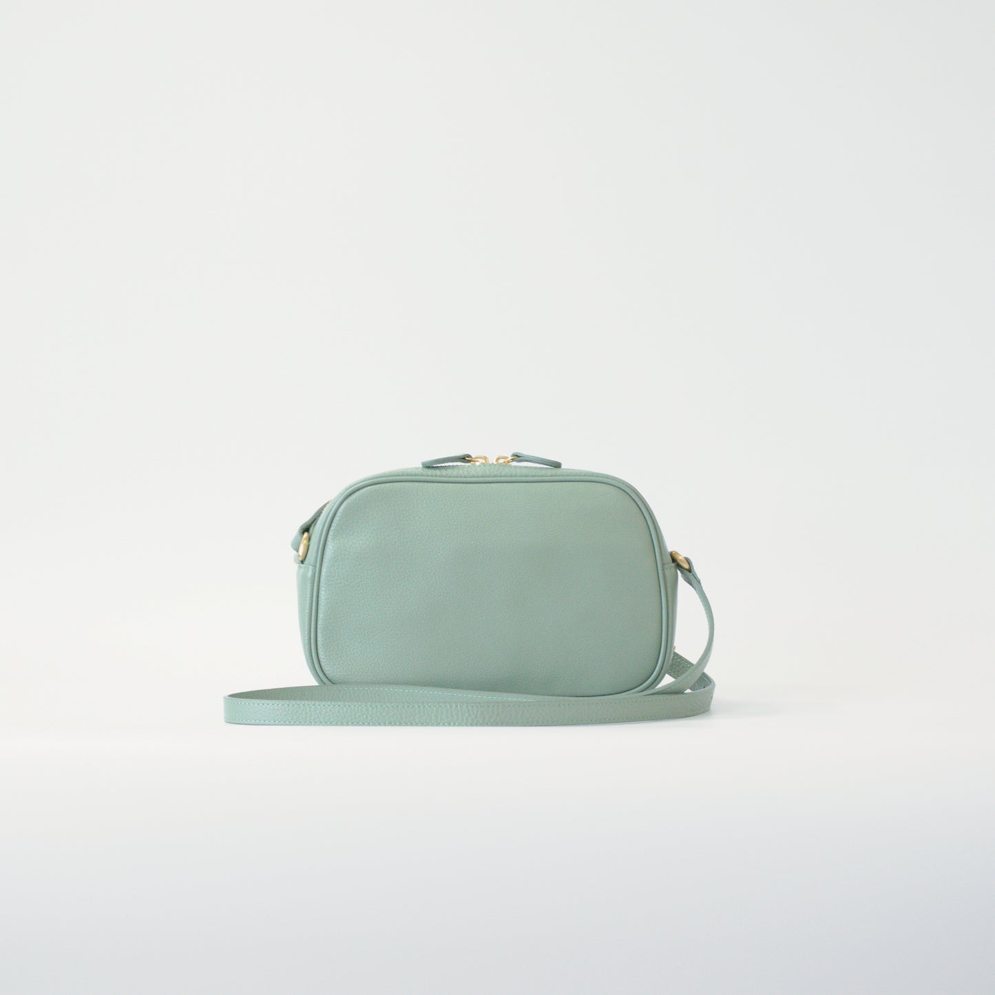 オリーブレザー ビーンズショルダー