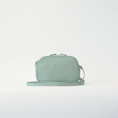 オリーブレザー ビーンズショルダー