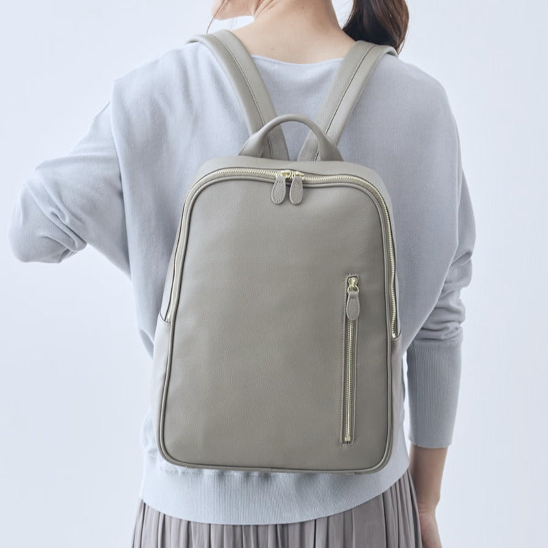 オリーブレザー グレースリュック