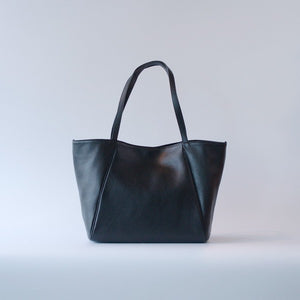 オリーブレザー フォルムチェンジA4トート