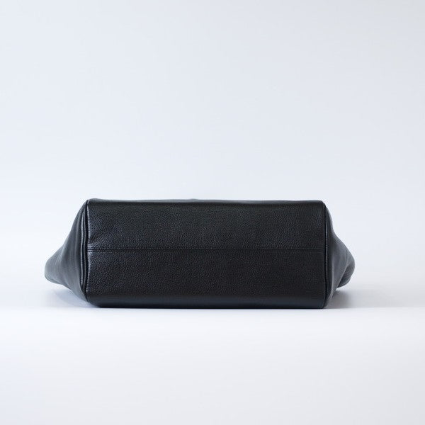 オリーブレザー フォルムチェンジA4トート