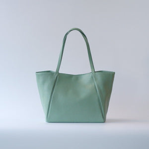 オリーブレザー フォルムチェンジA4トート