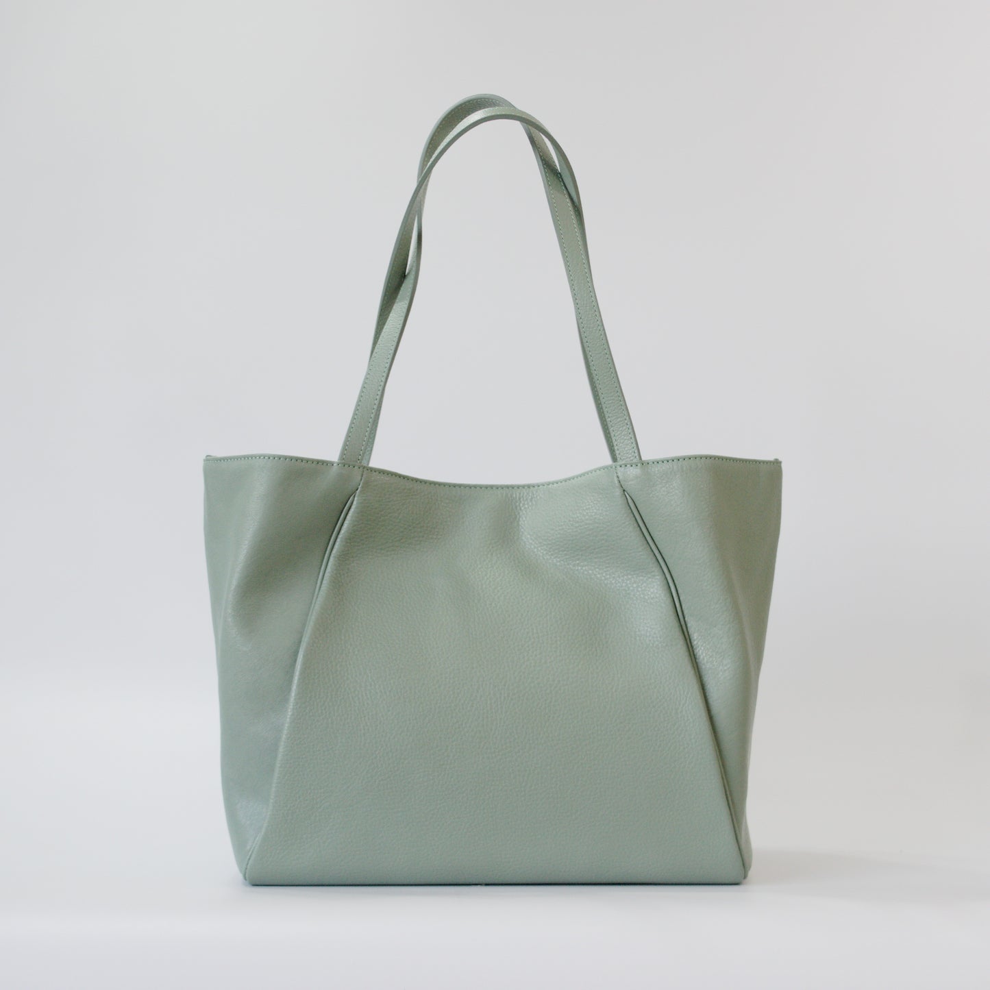 オリーブレザー フォルムチェンジA4トート