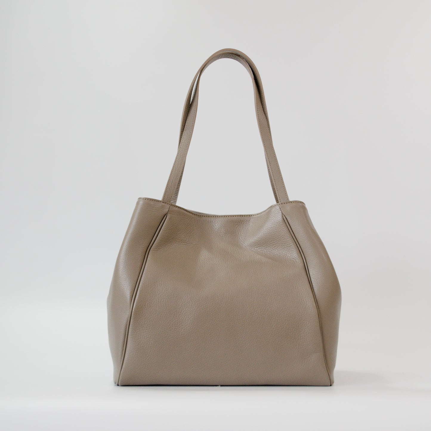 オリーブレザー フォルムチェンジA4トート