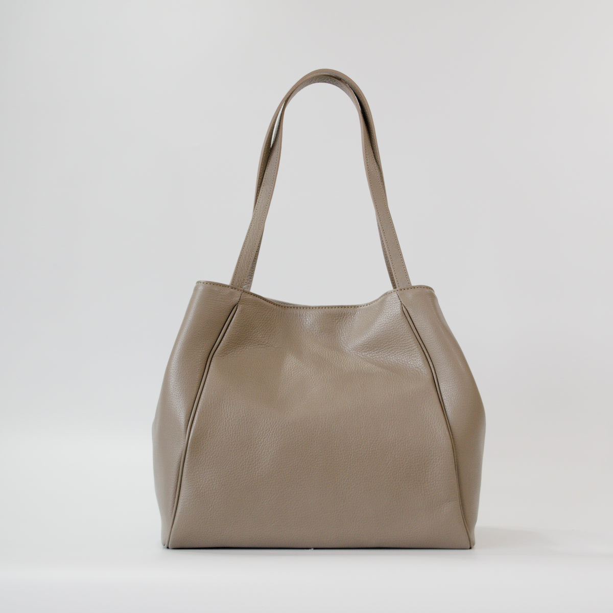 オリーブレザー フォルムチェンジA4トート