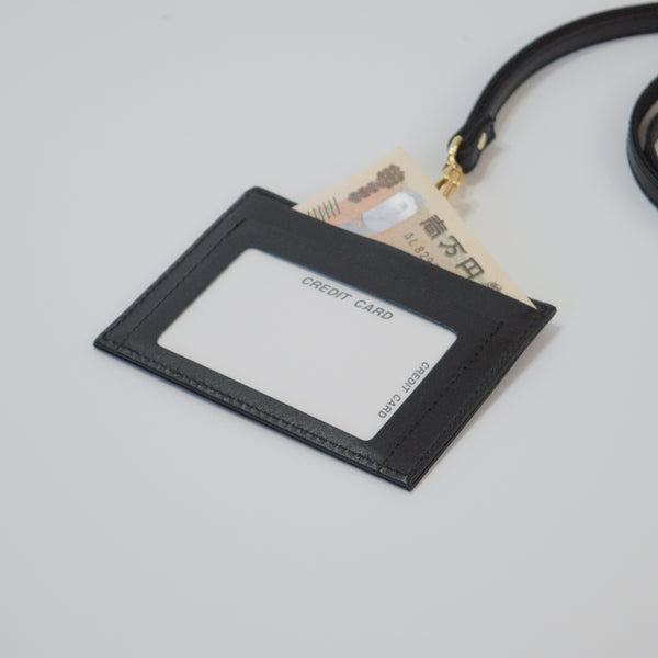 ムラ染めレザーのIDケース 4