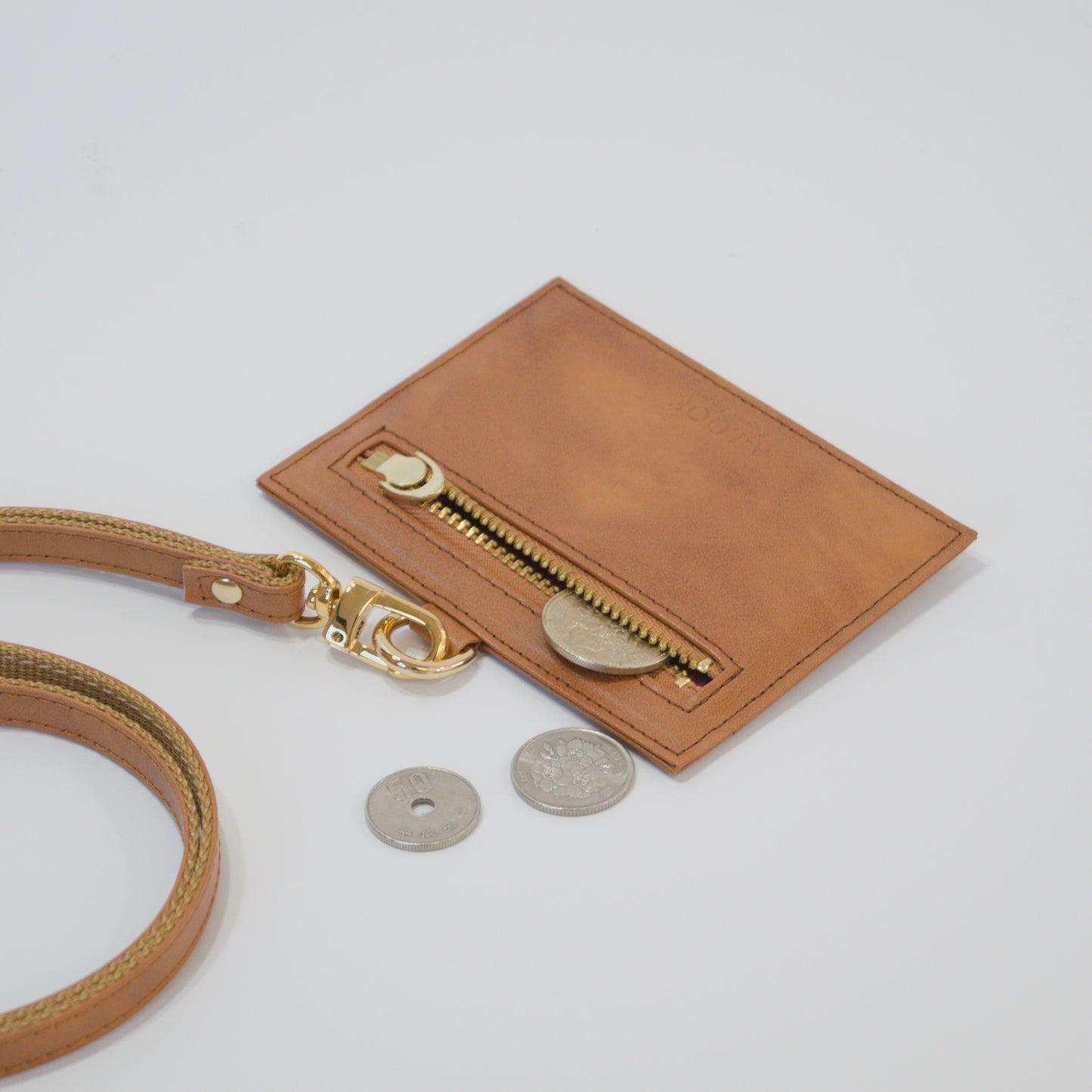 ムラ染めレザーのIDケース