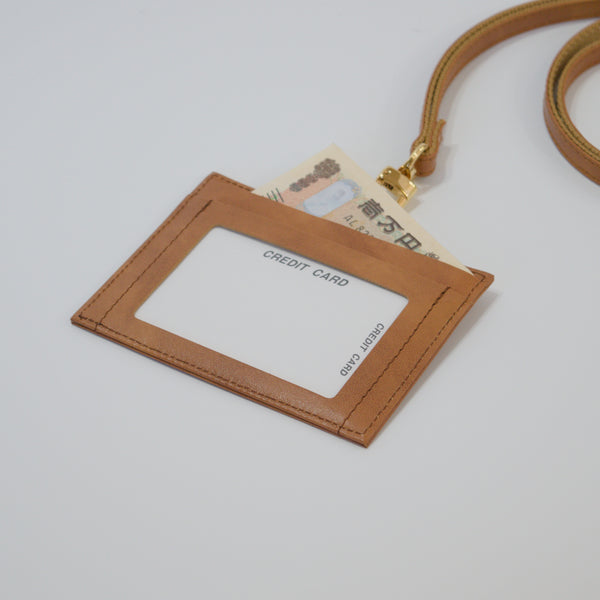 ムラ染めレザーのIDケース 4