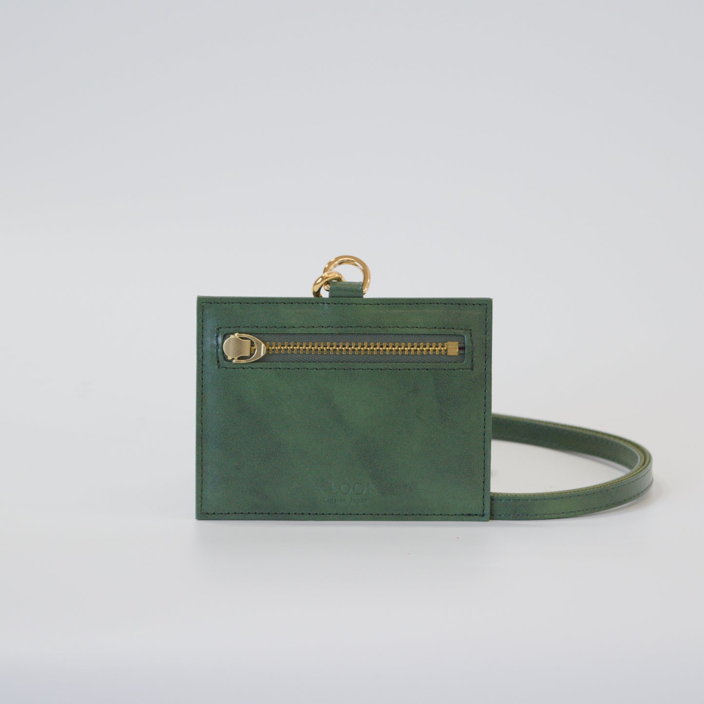 ムラ染めレザーのIDケース