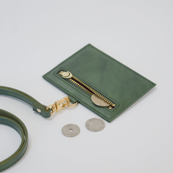 ムラ染めレザーのIDケース 3