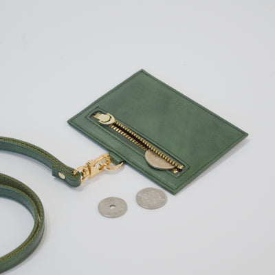 ムラ染めレザーのIDケース