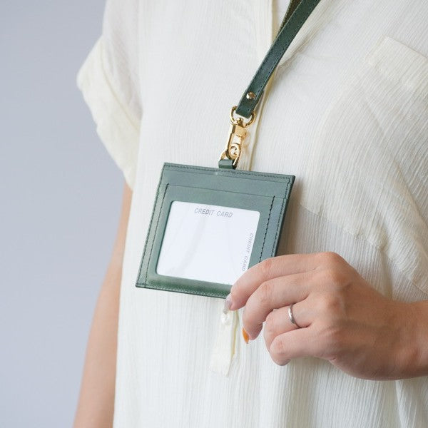 ムラ染めレザーのIDケース 2