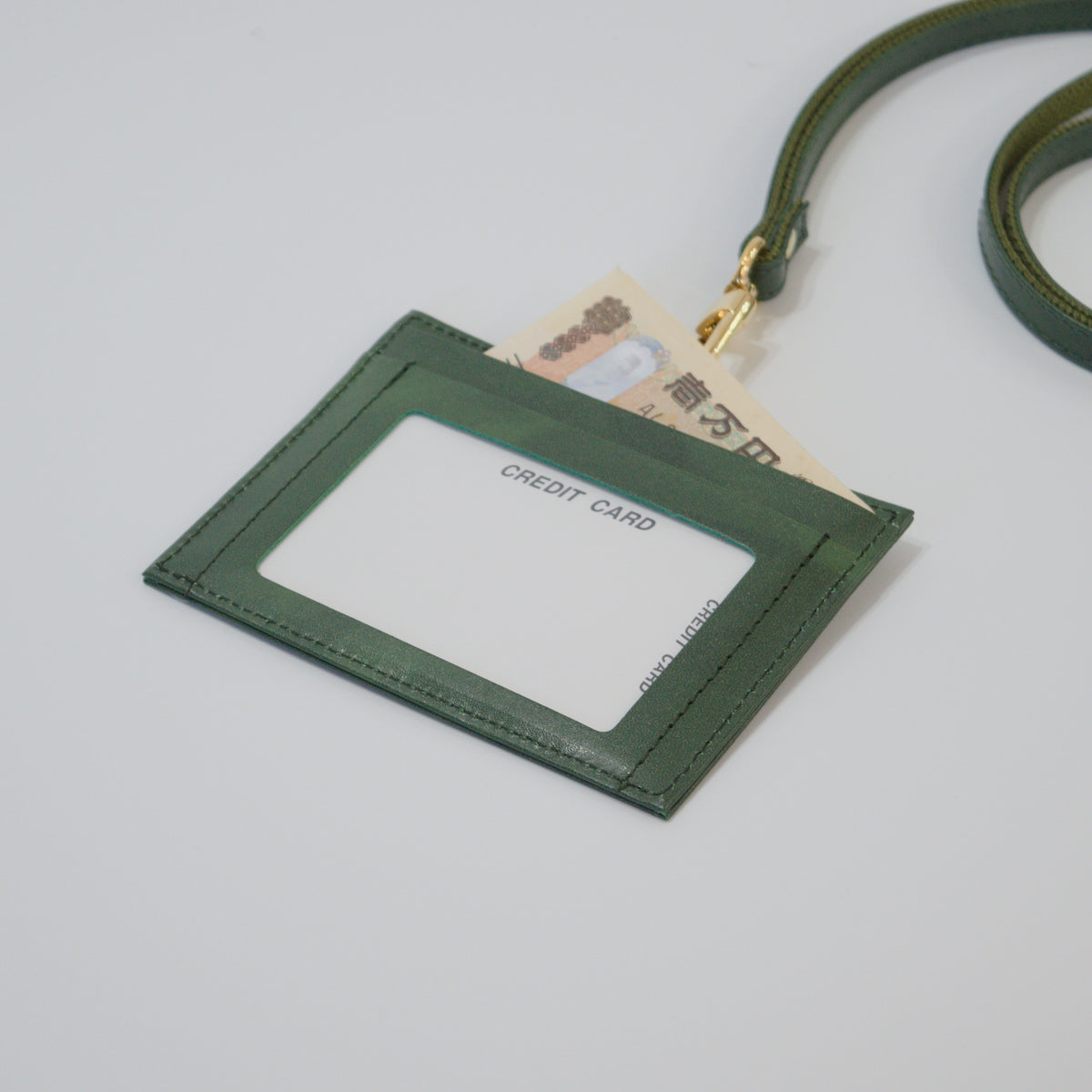 ムラ染めレザーのIDケース